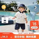 巴拉巴拉童装儿童短袖套装婴儿夏装2026新款男童宝宝Polo衫两件套t恤裤子