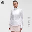 lululemon丨Goal Smasher 女士运动夹克 防晒芯吸 LW4CGBS 白色 S