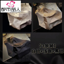 都市丽人法式缎面蕾丝内裤女性感镂空刺绣舒适透气中腰包臀无痕三角裤 【装】白色+浅咖+黑色 3条 M 70-95斤
