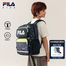 FILA 斐乐儿童KIDS双肩包2026夏季新款男女童轻量防泼水平衡减压书包 传奇蓝-NV M