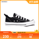 Converse匡威儿童鞋男女童大童低帮经典加厚帆布鞋新品鞋A06408C 黑 38 【建议脚长23.5cm】