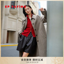 EP雅莹毛呢大衣女 100纯羊毛静奢风中长款外套 商场同款8305A 驼色 M