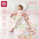 爱贝迪拉（AIBEDILA）儿童桑蚕丝防踢被宝宝睡袋春夏护肚凉感透气防蹬被子神器 小冰皮双面凉感防踢被-星云蘑菇屋 180*200cm8-成人身高170cm以下