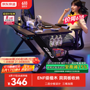 京东京造泰坦A3电竞桌台式电脑桌子实木ENF级家用书桌办公桌碳纤维纹1.2m