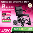 鱼跃(yuwell)电动轮椅车D130L轻便折叠老人专用全自动专用智能代步车