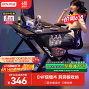 京东京造泰坦A3电竞桌台式电脑桌子实木ENF级家用书桌办公桌碳纤维纹1.2m