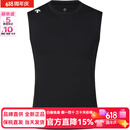 迪桑特（DESCENTE）Logo印花圆领无袖吸湿速干背心男款 黑色 均码 100
