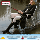 HUNTER雨靴户外露营女鞋惠灵顿经典英伦防水防滑骑士靴女长筒女靴高筒靴 哑光黑色/BLK 37