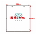 大魔术师/马戏团/魔术师压克力门 推币机配件透明压克力面板 通用直角款-压克力门[无五金框]