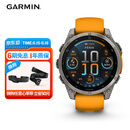 佳明（GARMIN）Fenix8旗舰橙-47mm飞耐时8户外运动手表ECG心电心率跑步潜水滑雪