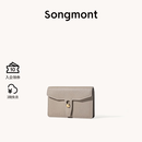 Songmont山下有松循迹系列钱包设计师款皮夹短款卡包夹礼物男女零钱包 风衣灰 预售20天