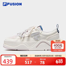 FILA FUSION斐乐潮牌章昊同款50-50 DX II帆布鞋新款休闲百搭运动女板鞋