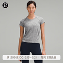 lululemon丨Swiftly Tech 女士运动短袖 T 恤 2.0 *Race LW3FQHS 石板灰/白 S /6