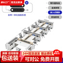 思克达工位办公桌椅组合办公室职员桌经理主管位电脑桌简约现代办公家具 B款6.6米七人位带椅（灰色）