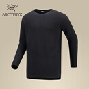 ARC'TERYX始祖鸟 HALLAM MERINO WOOL CREW 男子 羊毛针织衫 Black/黑色 M