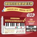 钢琴和弦图解速查手册 口袋版 钢琴基础教程钢琴和弦图表键盘示意图钢琴初学者和弦速查表钢琴弹唱入门C~B和弦附示范视频