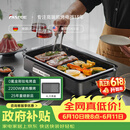 法诗缇（Fastee）烤肉锅电烤盘 家用0氟全金属机身无浓烟电烧烤炉烤肉盘 煎牛排专用锅不粘烤鱼盘 FST-49C