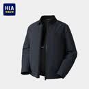 海澜之家（HLA）夹克男26新款国民臻品翻领商务拉链外套男秋季HWJAD3F202A 藏青L2 L 175/92A 推荐137-150斤