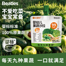 比逗仕婴幼儿果蔬沙拉99%原果蔬汁九种果蔬宝宝辅食零食婴标果汁 90g*10袋