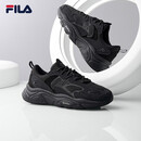 FILA（斐乐）官方男子跑步鞋MARS II火星二代新款复古运动鞋 黑色-BK-F12M141116F 42