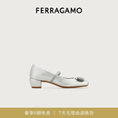 菲拉格慕（Ferragamo）女士新版Vara铭牌高跟鞋 0785428_1C _ 60 送女友