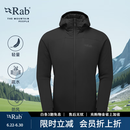 Rab睿坡Xenair Alpine户外徒步运动夹克连帽轻量金标P棉服男  QIP-41 黑色BLK M
