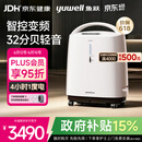 鱼跃制氧机S-5AW医用级5L升吸氧气机家用老人孕妇超轻音直流变频省电