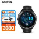 佳明（GARMIN）Forerunner965铁三跑步游泳滑雪户外运动智能手表男女表极夜黑