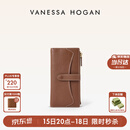 VANESSA HOGAN VH女包欣冉钱包2026新款轻奢植鞣牛皮多卡位收纳长钱夹生日礼物