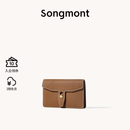 Songmont山下有松循迹系列钱包设计师款皮夹短款卡包夹礼物男女零钱包 枇杷棕 现货