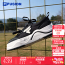 FILAFUSION斐乐女鞋潮牌50-50 DX II CVS帆布鞋生活滑板鞋子女 黑/奶白-BG 37.5