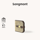 Songmont山下有松山行钱包设计师款皮夹短款卡包夹礼物男女零钱包 沙驼棕 现货