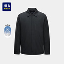 海澜之家（HLA）羽绒服男秋季26新款薄款翻领商务经典外套男HWRAD3F019A 藏青19 L 175/92A 推荐140-160斤