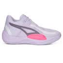 彪马（PUMA）男士篮球鞋缓震支撑低帮系带实战球场运动鞋轻量战靴 Purp 41