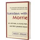 英文原版 相约星期二 人生哲理课 小说 Tuesdays with Morrie 进口原版