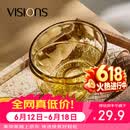 康宁（VISIONS）晶炫餐具套装高硼硅耐热玻璃碗具2只装微波炉可用米饭碗套装