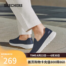 斯凯奇（Skechers）父亲节礼物男款夏季网面透气休闲运动鞋健步鞋懒人一脚蹬