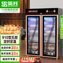 圣托（shentop）消毒柜商用不锈钢双开门 910升大容量紫外线 酒店饭店热风循环消毒碗柜 YTP910-C6