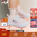 FILA软糖鞋|斐乐儿童童鞋运动鞋子2026年夏季新款男女小童室内鞋 微妙粉/斐乐白-DW 28