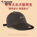 啄木鸟（TUCANO）帽子女款2026新款酒红色大头围棒球帽宽檐显脸小鸭舌帽遮阳 摩卡灰 版型好 I 显脸小高品质 L 常规码(56-60cm)适合大部分人头围