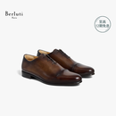 BERLUTI 早秋男鞋Alessandro Gaspard Galet Neo牛津鞋 深栗色 42 080