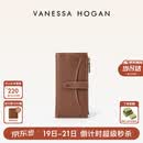 VANESSA HOGAN VH女包欣冉钱包2026新款轻奢植鞣牛皮多卡位收纳长钱夹生日礼物
