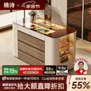 楠诗家居衣帽间中岛柜首饰柜中岛台卧室斗柜落地首饰展示柜手表包包收纳柜 1.2米中岛柜【带感应灯带】