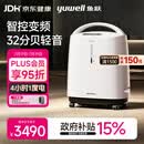 鱼跃制氧机医用级5L升吸氧气机家用老人孕妇超轻音直流变频省电S-5AW