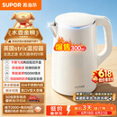 苏泊尔（SUPOR）电水壶烧水壶 1.5L小容量热水壶 304不锈钢健康内胆 双层防烫 电热水壶 SW-15T80A 【价保618】
