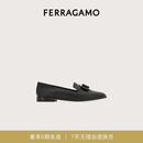 菲拉格慕（Ferragamo）女士黑色莫卡辛鞋 0779200_1D _ 70 礼物送女友