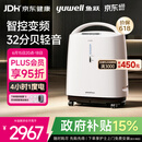 鱼跃制氧机S-5AW医用级5L升吸氧气机家用老人孕妇超轻音直流变频省电