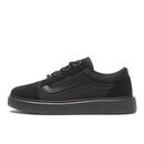万斯（VANS）新款男士板鞋轻量舒适低帮日常街头潮流鞋帆布鞋运动休闲鞋 BLACK/BLACK 36.5