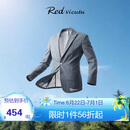 威可多（VICUTU）【空气单西】休闲西服上衣男商务休闲通勤百搭薄款 灰色 175/96B