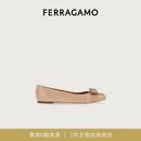 菲拉格慕（Ferragamo）女士骨色/米色芭蕾平底鞋 0782038_1D _ 65 礼物送女友